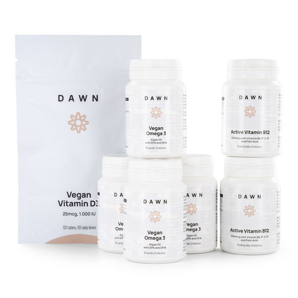 Vegansk basispakke (Dawn Nutrition)
