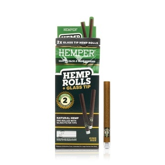 King Size Rolls + glastip 2-pak (Hemper)