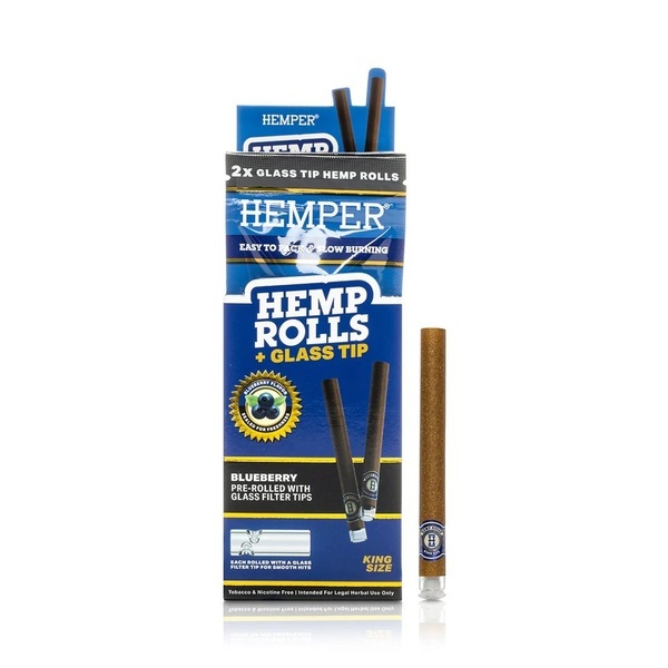 King Size-ruller + glastip 2-pak (Hemper)