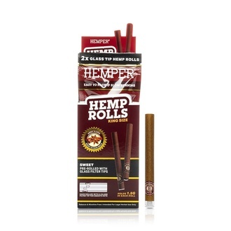King Size-ruller + glastip 2-pak (Hemper)
