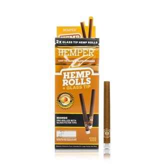 King Size-ruller + glastip 2-pak (Hemper)