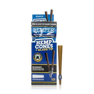 King Size cones + glastips 2-pak (Hemper)
