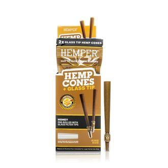 King Size cones + glastips 2-pak (Hemper)