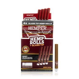 Mini Rolls + glas-tip 4-pak (Hemper)