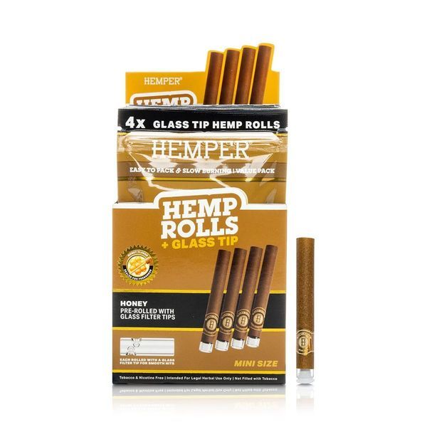 Mini Rolls + glas-tip 4-pak (Hemper)