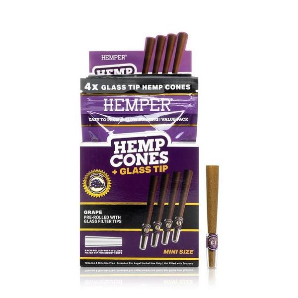 Hampcones 1¼ + glastip 4-pak (Hemper)