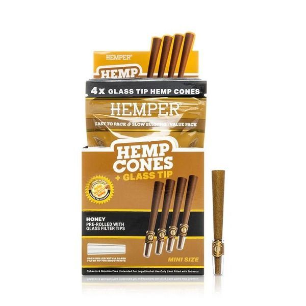 Hampcones 1¼ + glastip 4-pak (Hemper)