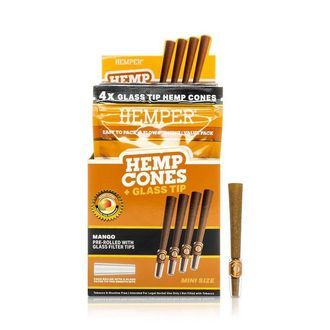 Hampcones 1¼ + glastip 4-pak (Hemper)