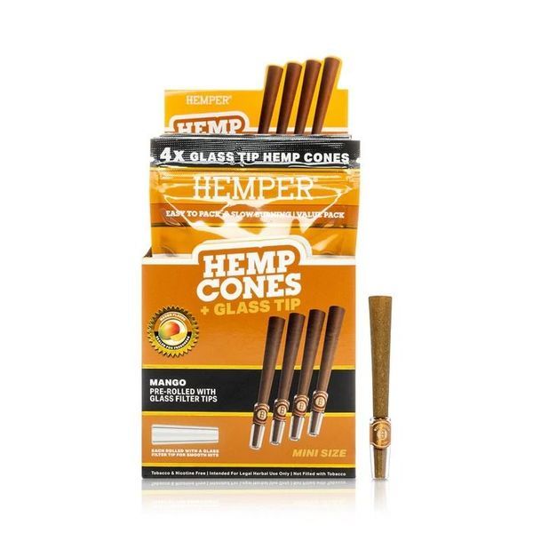 Hampcones 1¼ + glastip 4-pak (Hemper)