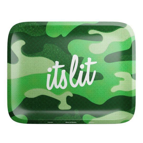 It's Lit! Lysegrøn camouflage-rullebakke (Hemper)