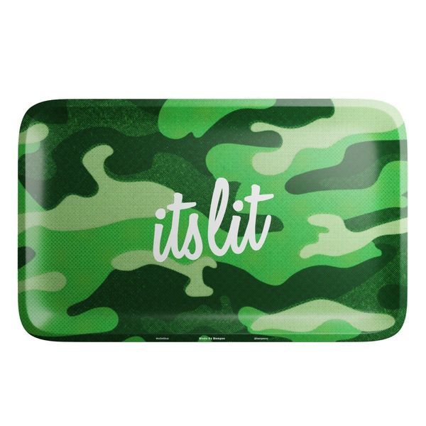 It's Lit! Lysegrøn camouflage-rullebakke (Hemper)