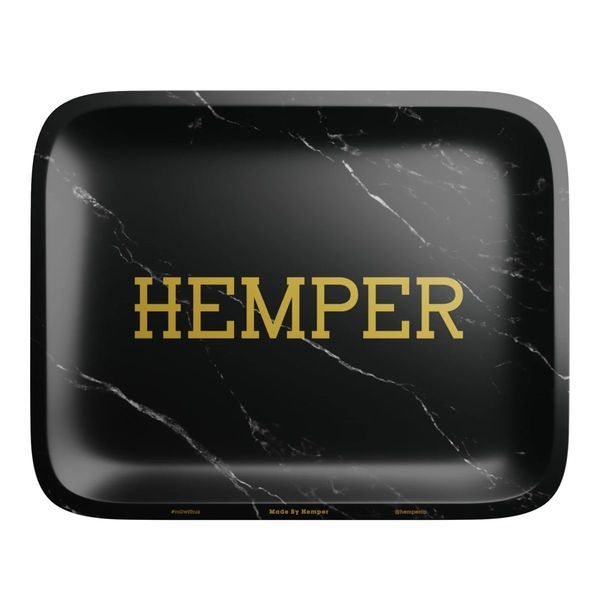 Luksus rullebakke i sort marmor (Hemper)