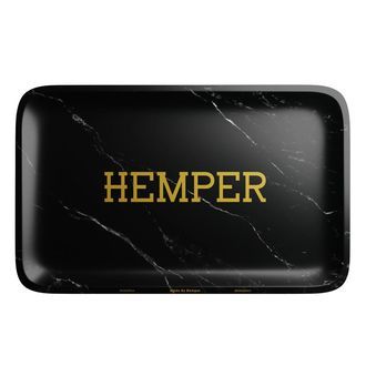 Luksus rullebakke i sort marmor (Hemper)