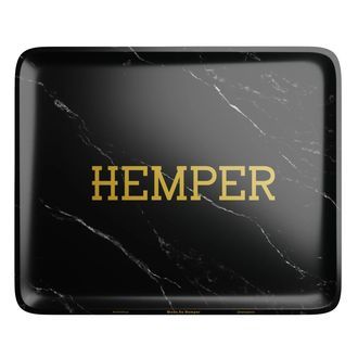 Luksus rullebakke i sort marmor (Hemper)