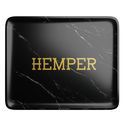 Luksus rullebakke i sort marmor (Hemper)