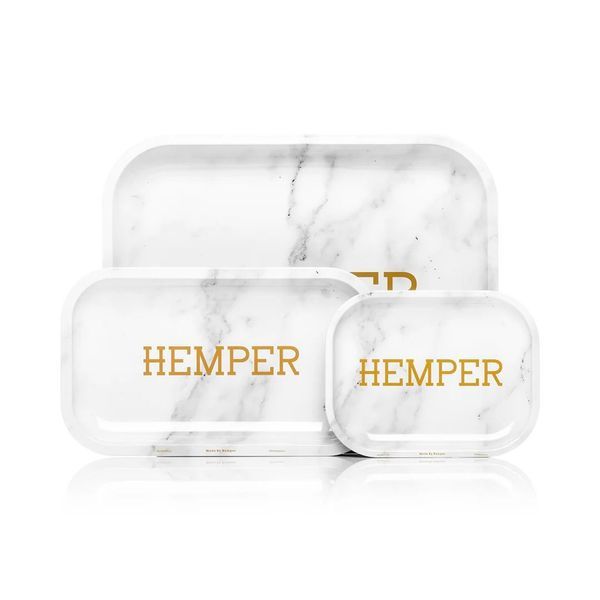 Luksus rullebakke i hvid marmor (Hemper)