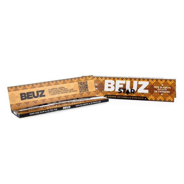 Ublegede King Size Slim rullepapir i hamp (BEUZ)
