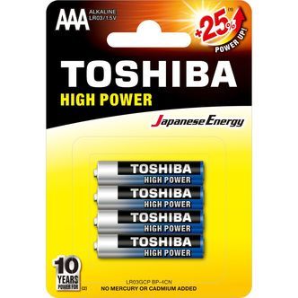 Alkaline AAA-batteri (TOSHIBA)