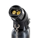 Metal Lighter med dobbelt flamme
