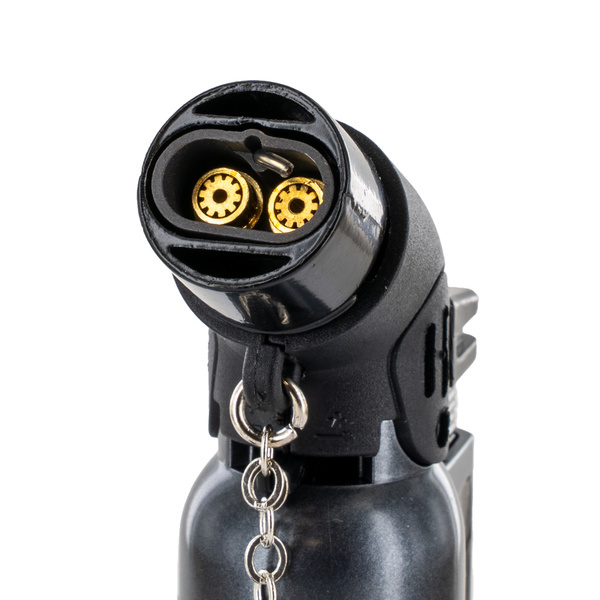 Metal Lighter med dobbelt flamme