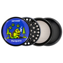 Puff Pals metalgrinder-kollektion (Zamnesia) – 4-delt Ø63 mm