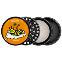 Puff Pals metalgrinder-kollektion (Zamnesia) – 4-delt Ø63 mm