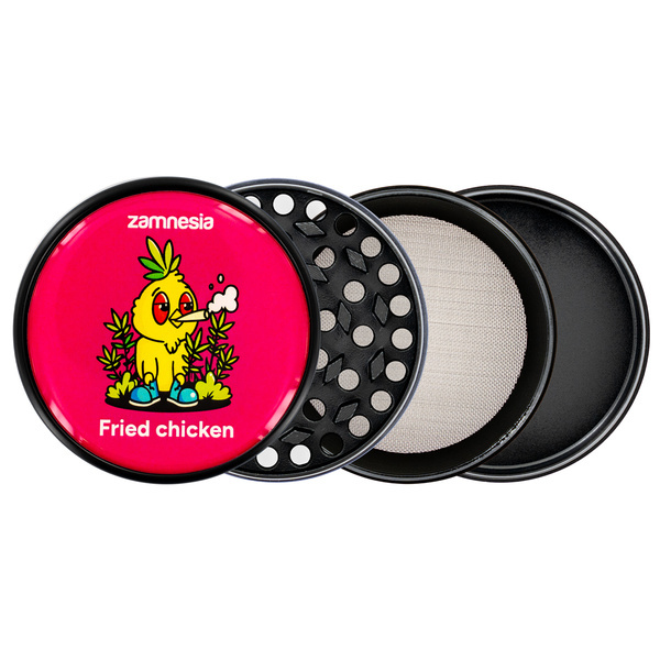 Puff Pals metalgrinder-kollektion (Zamnesia) – 4-delt Ø63 mm