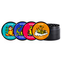 Puff Pals metalgrinder-kollektion (Zamnesia) – 4-delt Ø63 mm