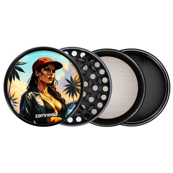 Bad Bitches metalgrinder-kollektion (Zamnesia) - 4-delt Ø63 mm