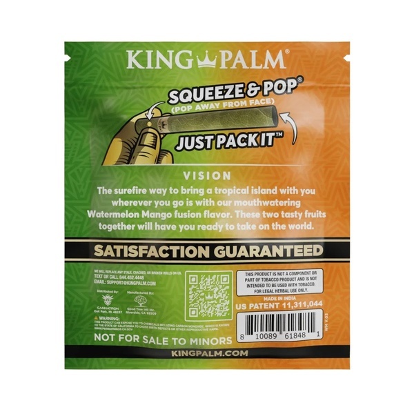 Fusion Flavour Leaf 25-pak (King Palm)