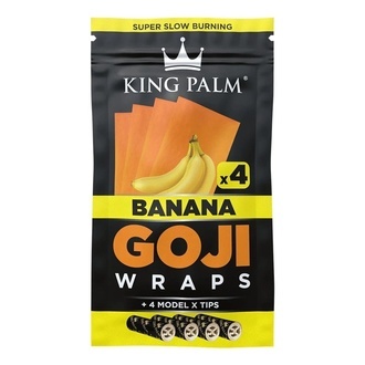 Goji-wraps & filtertips 4 stk. (King Palm)