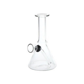 Mini, men kraftfuld beaker-bong i glas