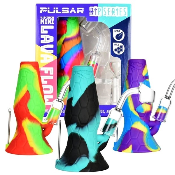 RIP Series Mini Lava Flow silikone dab rig-sæt (Pulsar)