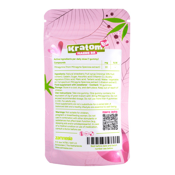 Kratom gummier 30 mg (Zamnesia)