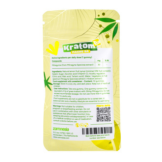 Kratom gummier 30 mg (Zamnesia)
