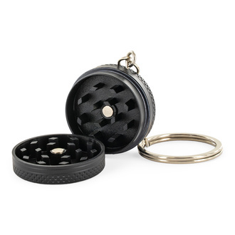 Metalgrinder med nøglekæde (Zamnesia) - 2-delt Ø33 mm
