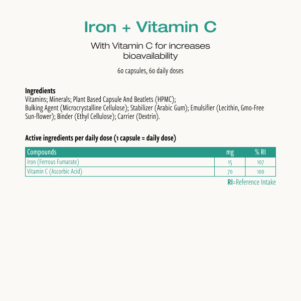Jern + vitamin C (Cibdol)