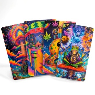 Psychedelic Dreams Z-Lock Stashpose (Ekstra Stor)