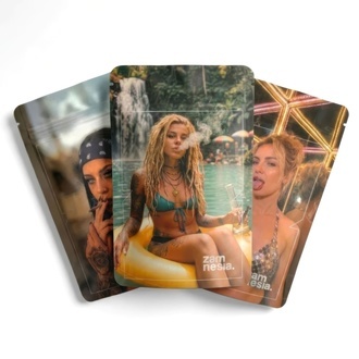 Stoner Girl Z-Lock Stash-taske (Medium)