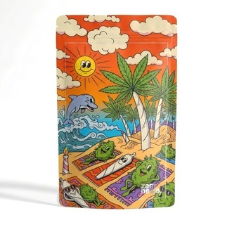 Trippy Toons Z-Lock Stash Bag (Ekstra Stor)