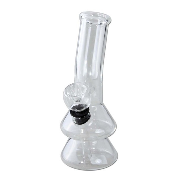 Mini glas bong (Black Leaf)