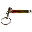 Mini metalrygepibe med skruesamling i rasta-design