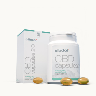 CBD Softgels 15% 1500mg (Cibdol)