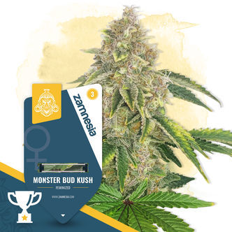 Monster Bud Kush (Zamnesia Seeds) feminiserede cannabisfr&oslash;
