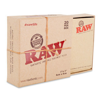 RAW silikonebelagt bagepapirpose (20 stk.)
