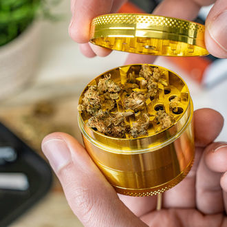 Metalgrinder 24K guld