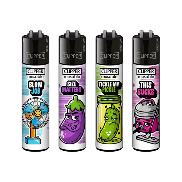 Clipper-lightere med pornomotiv