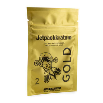 Jetpackkratom GOLD 80 mg ekstrakt &ndash; kapsler