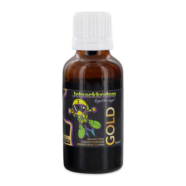 Jetpackkratom GOLD flydende ekstrakt – 80 mg