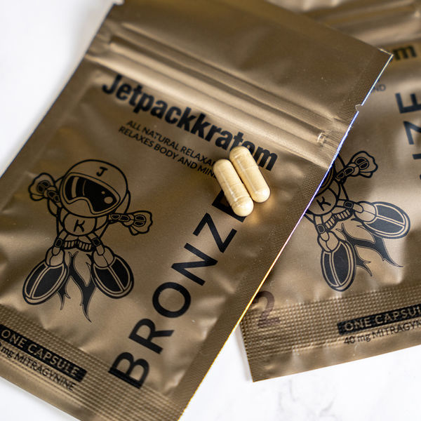Jetpackkratom BRONZE 40 mg ekstrakt – kapsler
